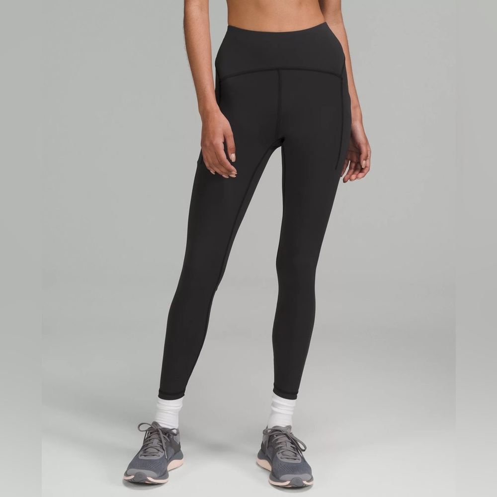 Lululemon Black Power Thru High-Rise Tight Legging 25” Length